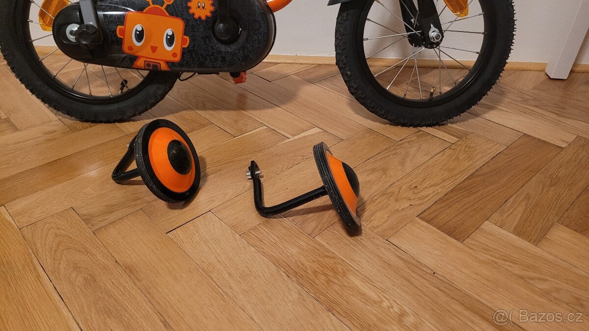 Dětské kolo Btwin 500 Robot 14" + vodící tyč - 2
