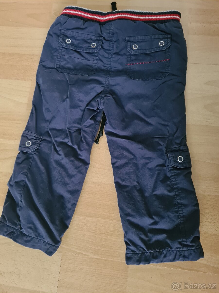 Tmavě modré cargo kalhoty Sonoma (vel. 24m) - 2