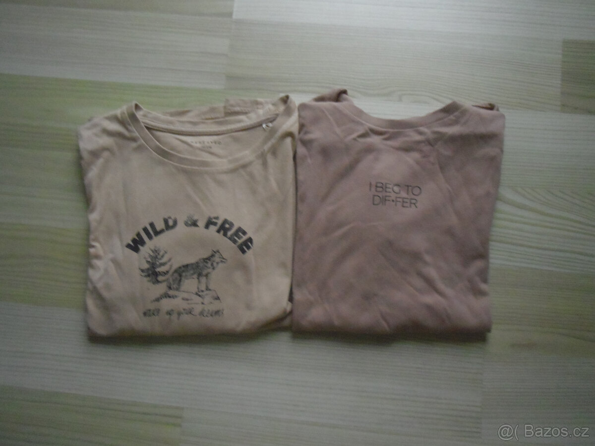2x triko dl. rukáv Reserved vel. 152 - 2