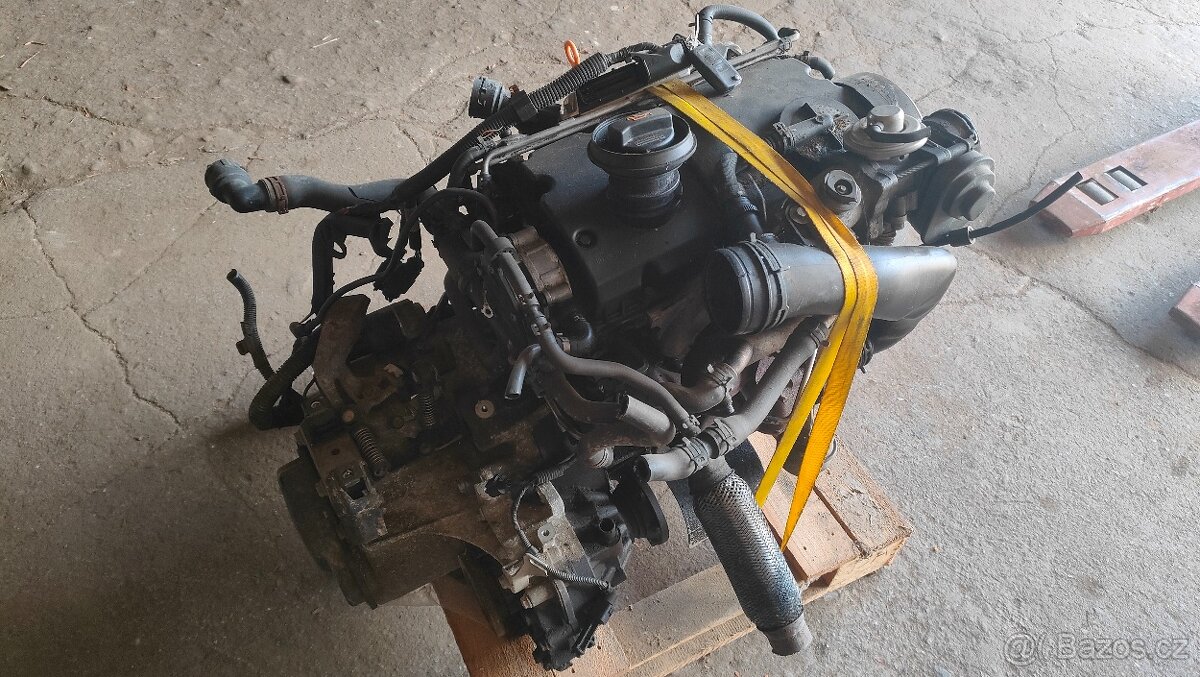 Motor 1,9Tdi PD 74kW komplet - 2