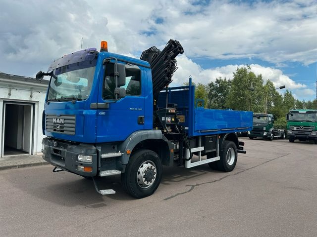 MAN TGM18.290/4x4/Jeřáb/ 21m /naviják/drapák/valník