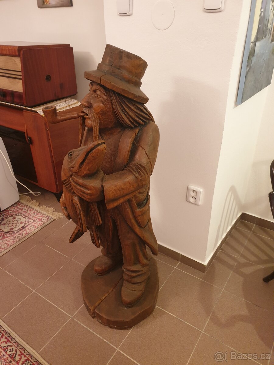 Dřevořezba vodníka - 2