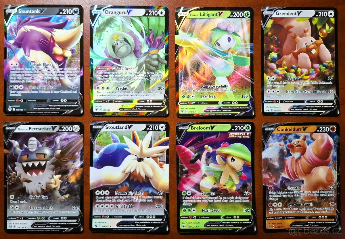Originální karty Pokémon "V" - perfektní stav - 2