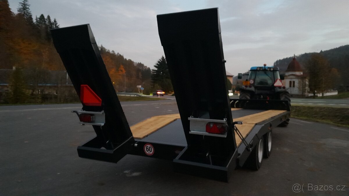 Traktorový návěs,Přepravník strojů,Podvalník,Přívěs,Vlek 16t - 2