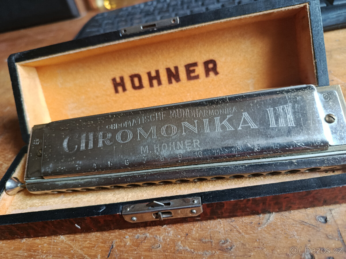 Hohner chromatická harmonika - Chromonika III - 2