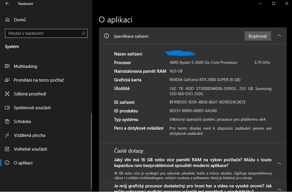Herní PC, RTX 2080 SUPER, Ryzen 5 2600. Prodej až od 8.12. - 2