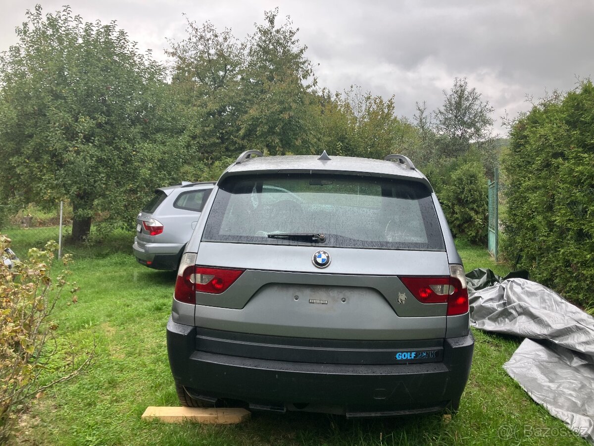 díly na BMW X3 E83 r.v. 2005 komplet plechy, dále dle popisu - 2