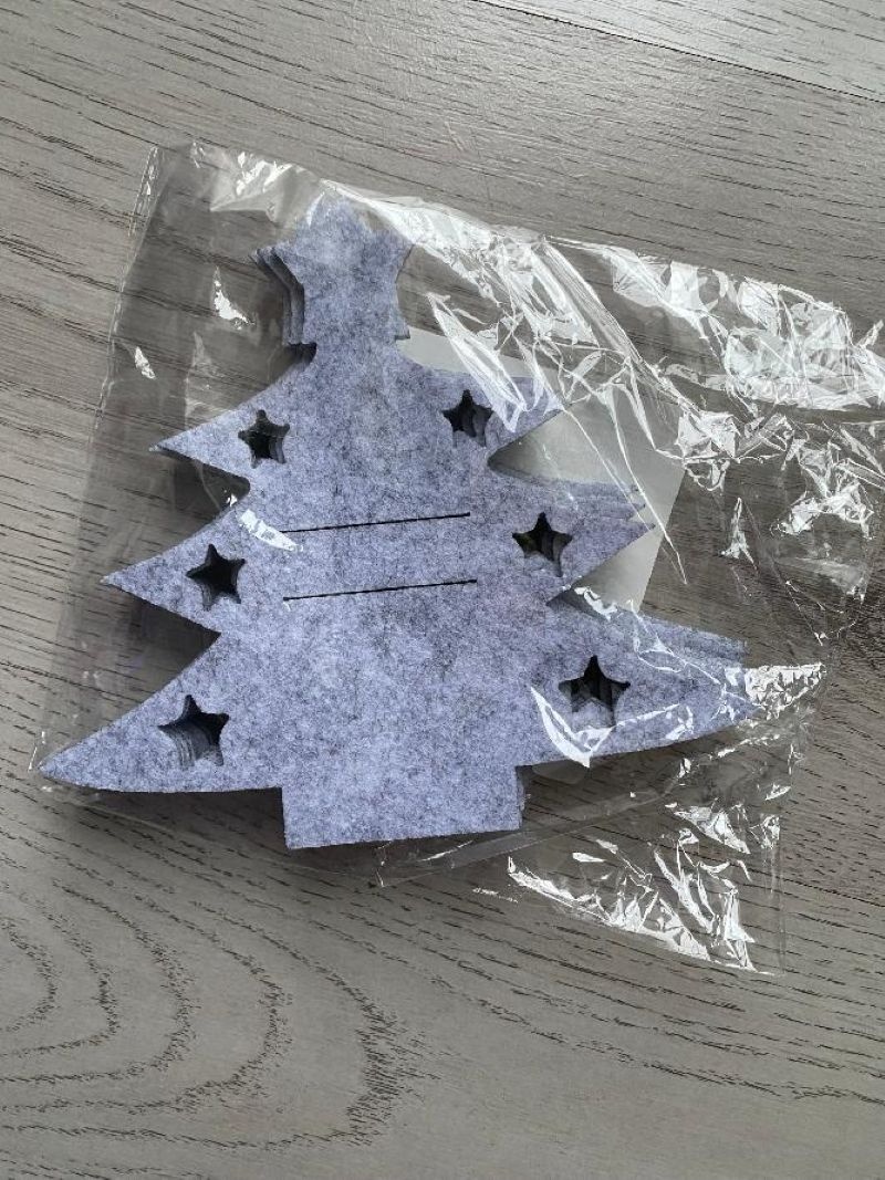 Sada 10 ks podložek vánočních na příbory - 2