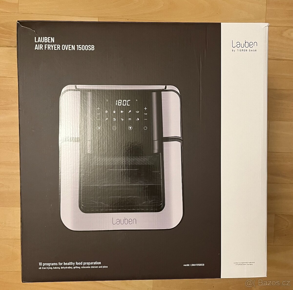 Lauben Digitální horkovzdušná trouba s fritézou 1500SB - 2