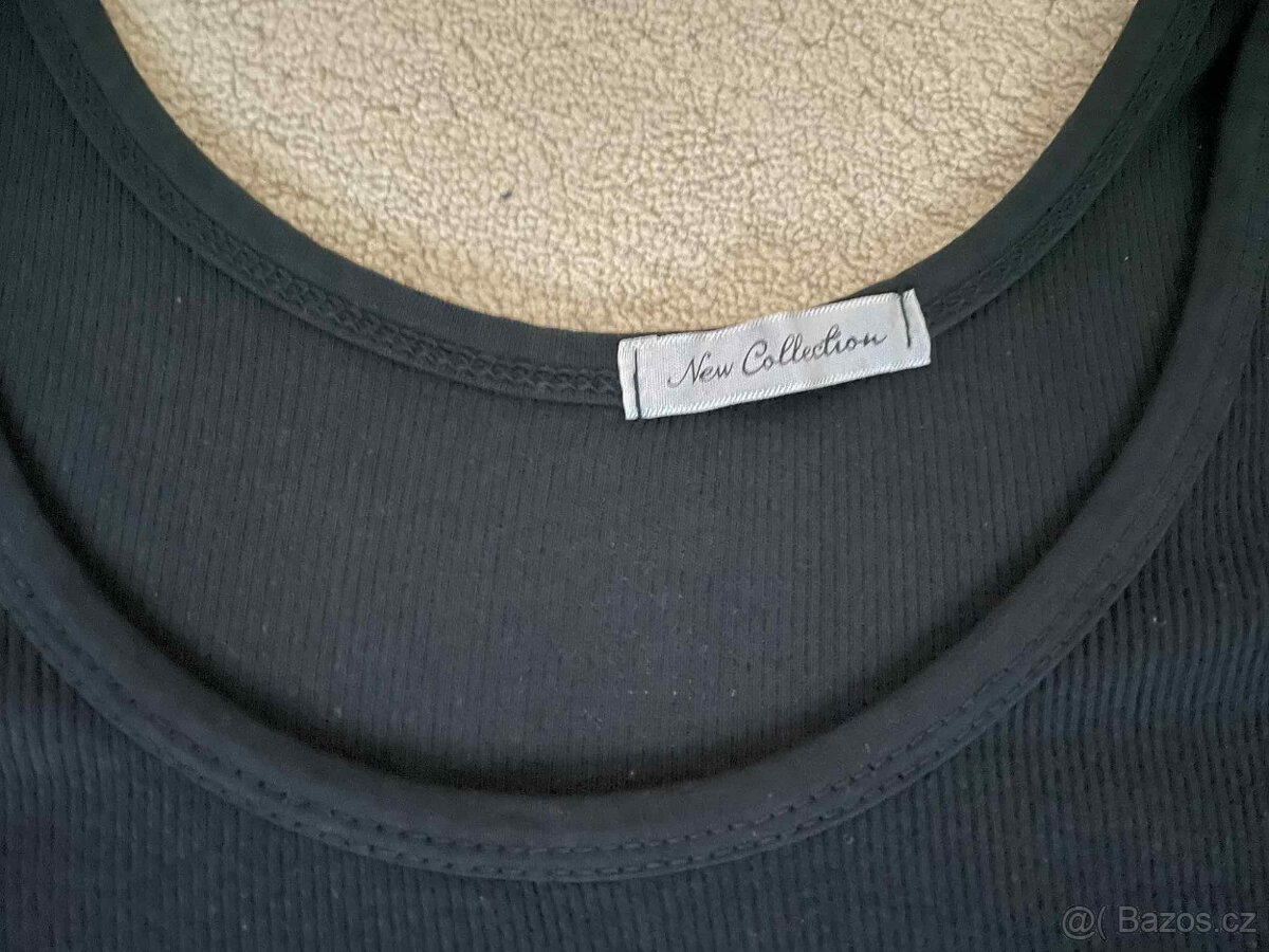 Dámské dlouhé černé šaty vel. UNI (XS-XL) - nové - 2