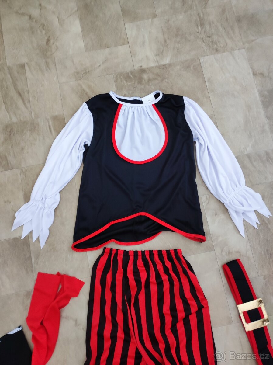 NOVÝ kostým piráta vel. 140 - 2