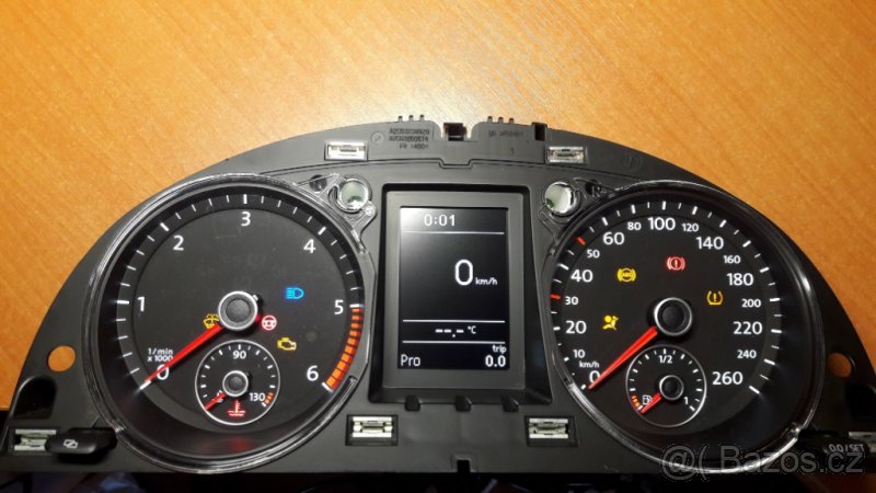 Budíky passat B6 / B7 / CC / Alltrack - plně grafické - 2