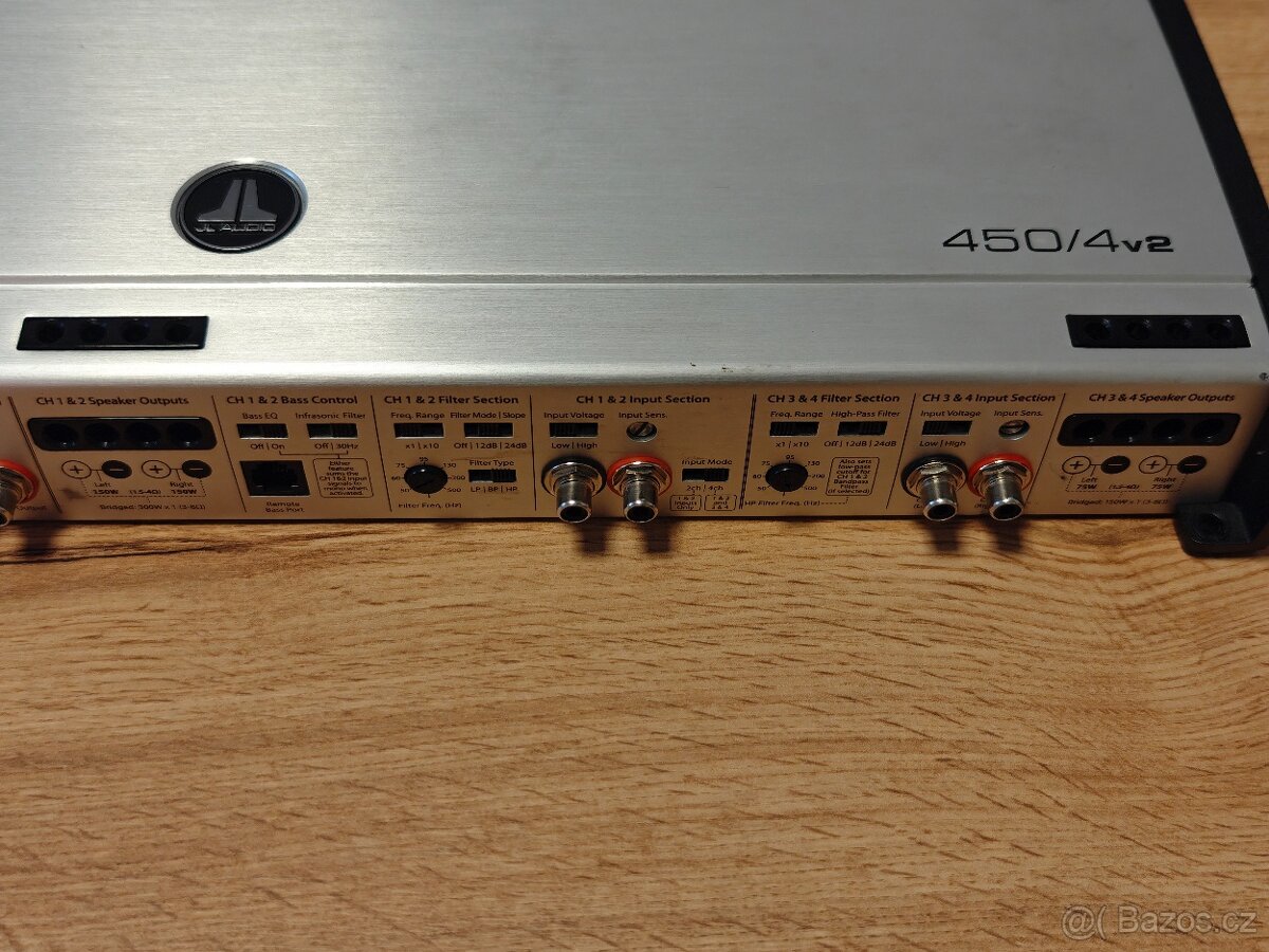 Zesilovač do auta JL audio Slash 450/4 V2 - 2