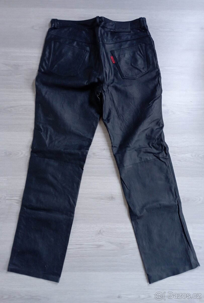 Kožené pánské kalhoty XL - 2