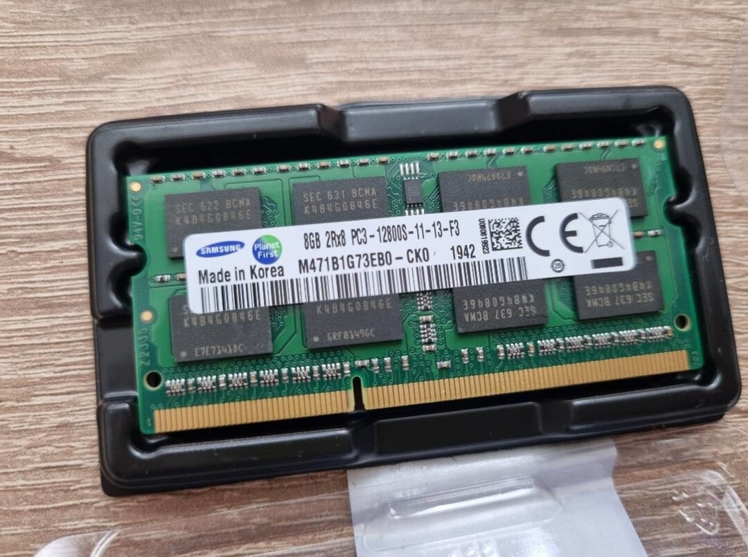 8GB DDR3L RAM SAMSUNG - nová 1600MHz 12800s - 2