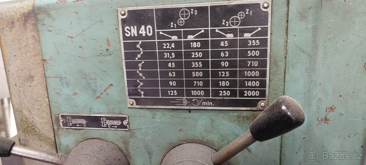 Soustruh SN 40 - 2