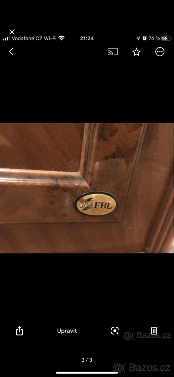 italský leštěný nábytek komoda - 2