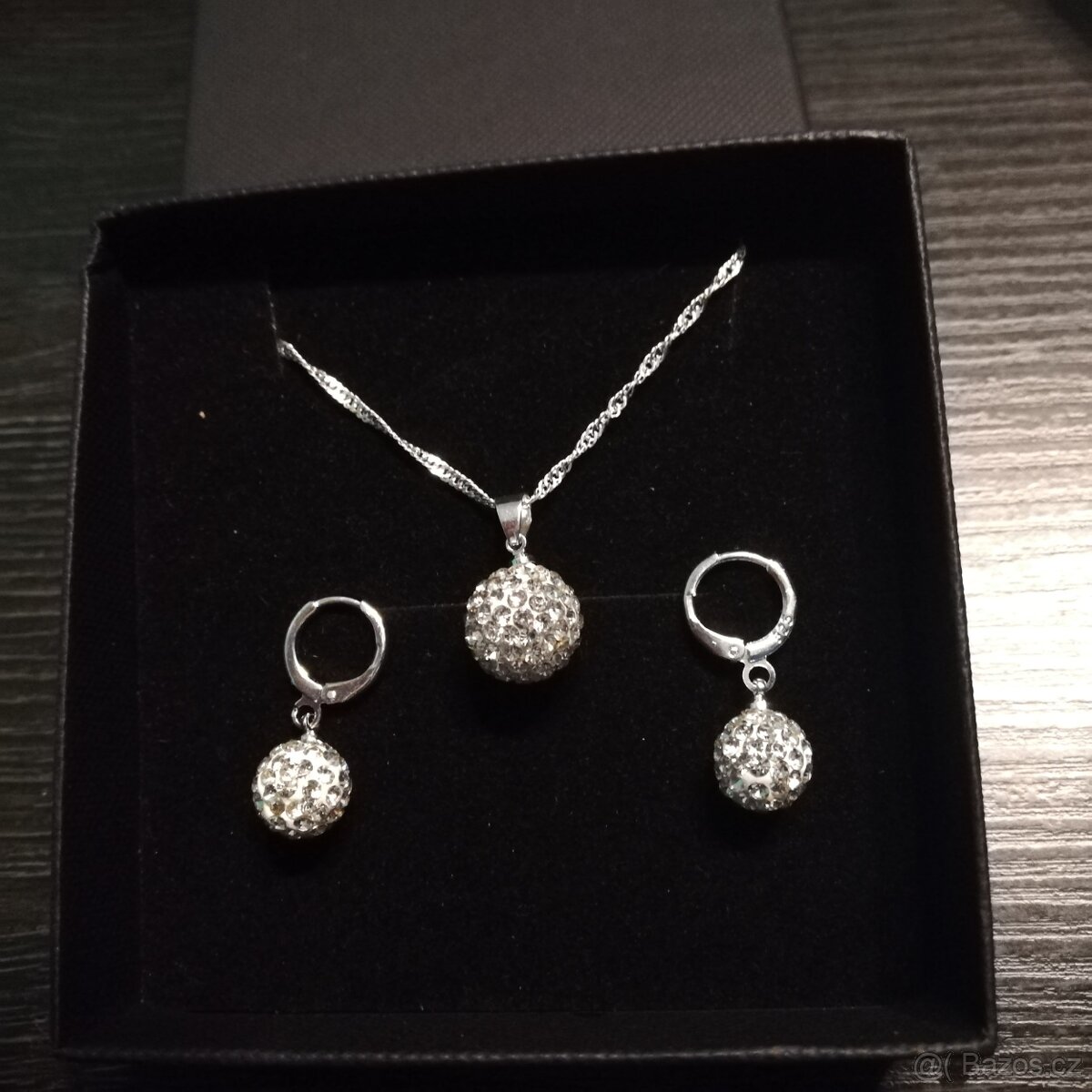 Překrásný sada swarovski styl - 2