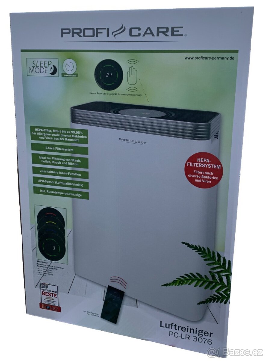 Čistička vzduchu PC-LR 3076 bílá - 2
