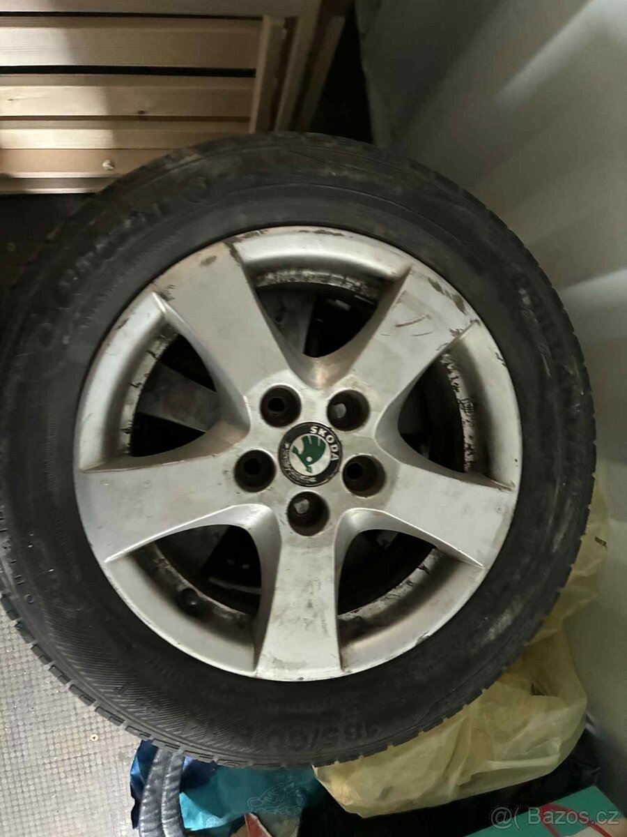 Škoda – sada ALU kol 14" s pneumatikami 185/60 R14 - 2