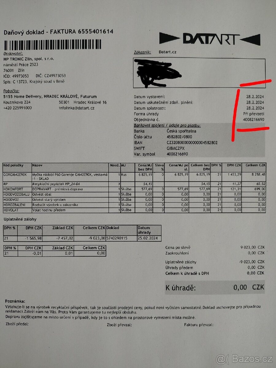 Gorenje myčka nádobí - v záruce - 2