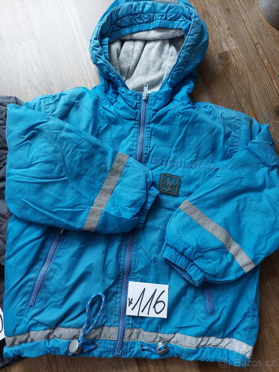 Dětské zimní bundy vel. 104, 110, 116 - 2