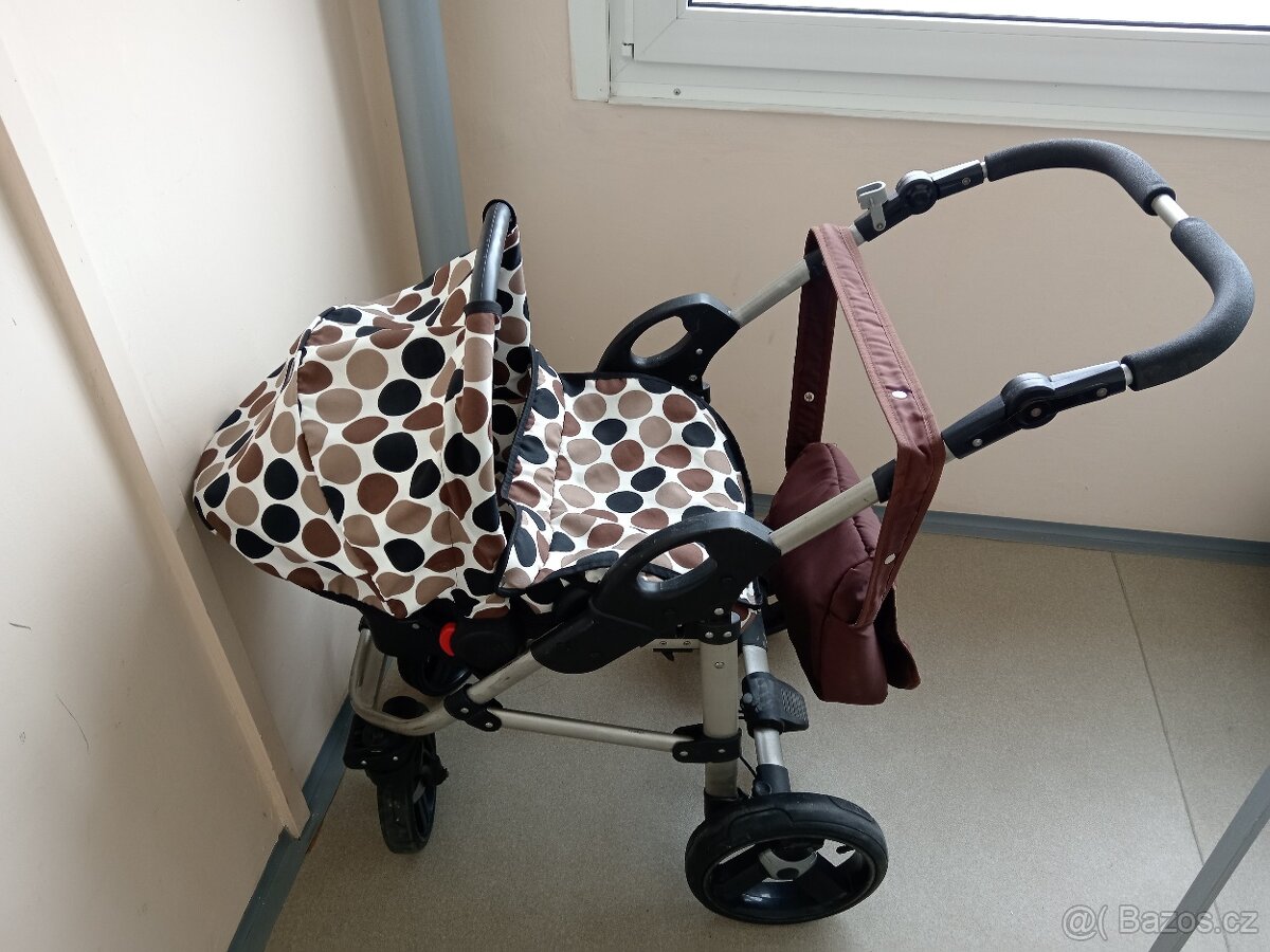 Kombinovaný kočárek 3 kusy - 2