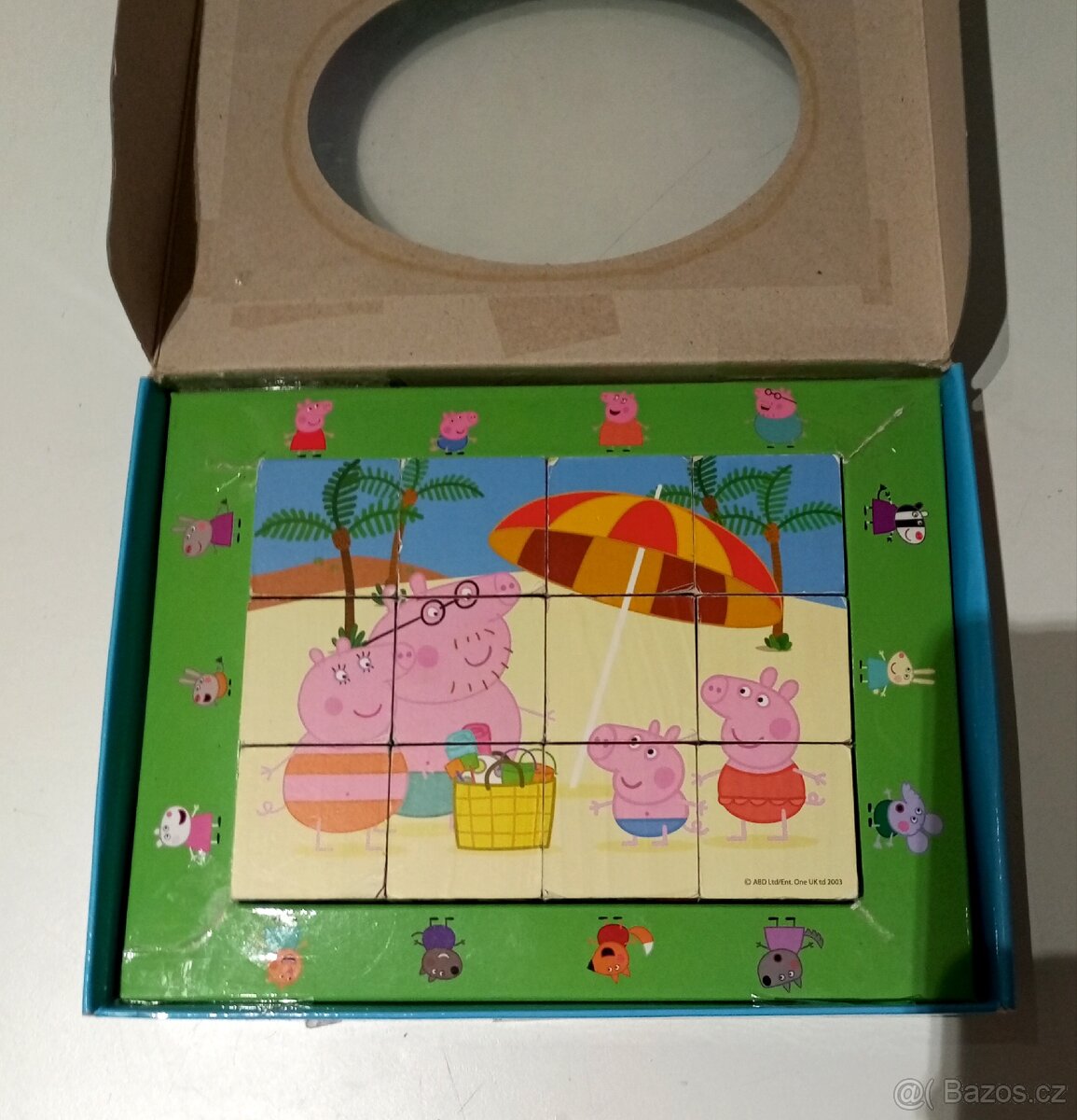 Dřevěné puzzle kostky - 2