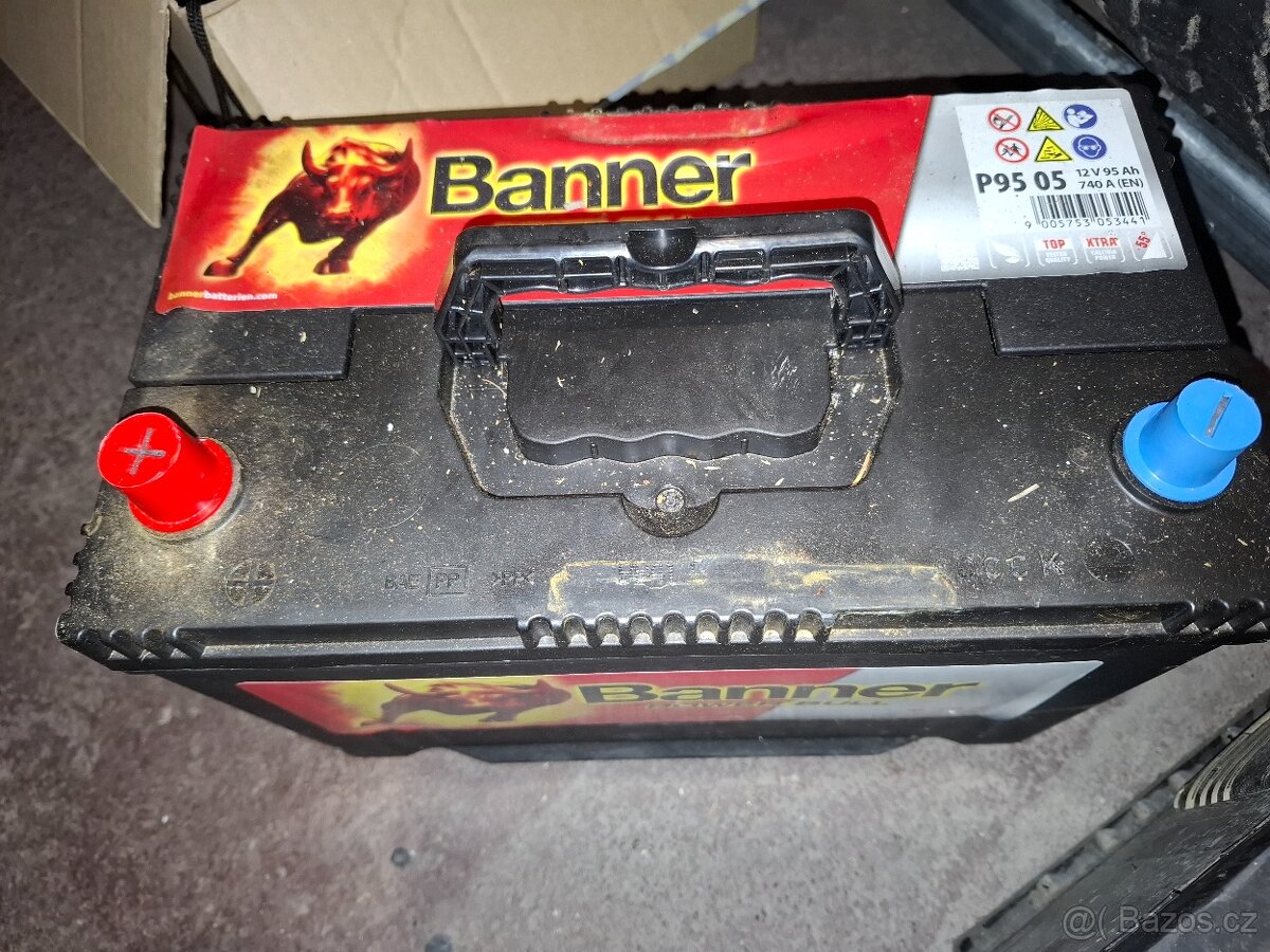 Autobaterie Banner 95Ah levá - 2
