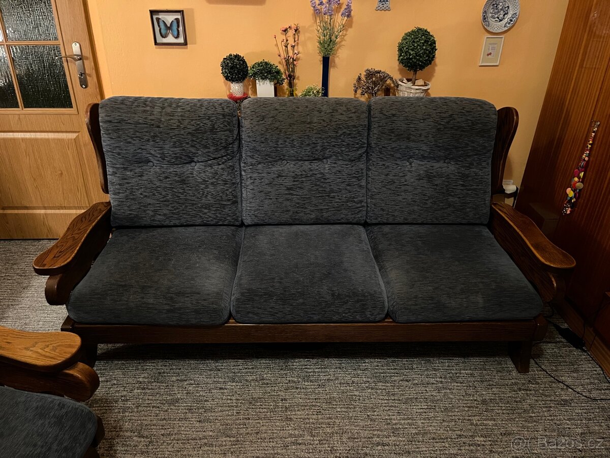 Masivní sedačka - Holandský nábytek - 2