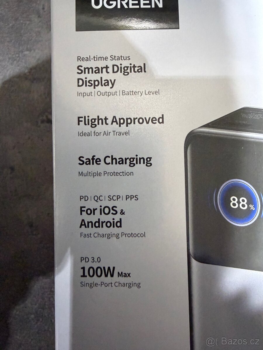 Powerbanka UGREEN 20000mAh 130W - v záruce - 2