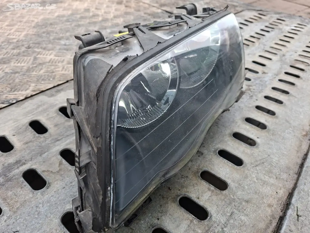 Levé přední světlo BMW e46 halogen předface - 2