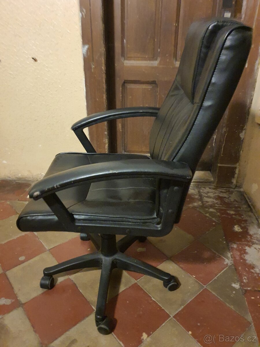 levná kancelářská židle ekokůže - 2