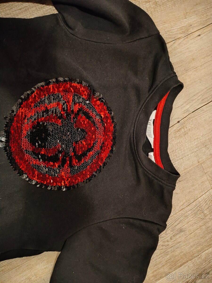Chlapecká mikina s flitry Spiderman Marvel vel. 122-138 - 2