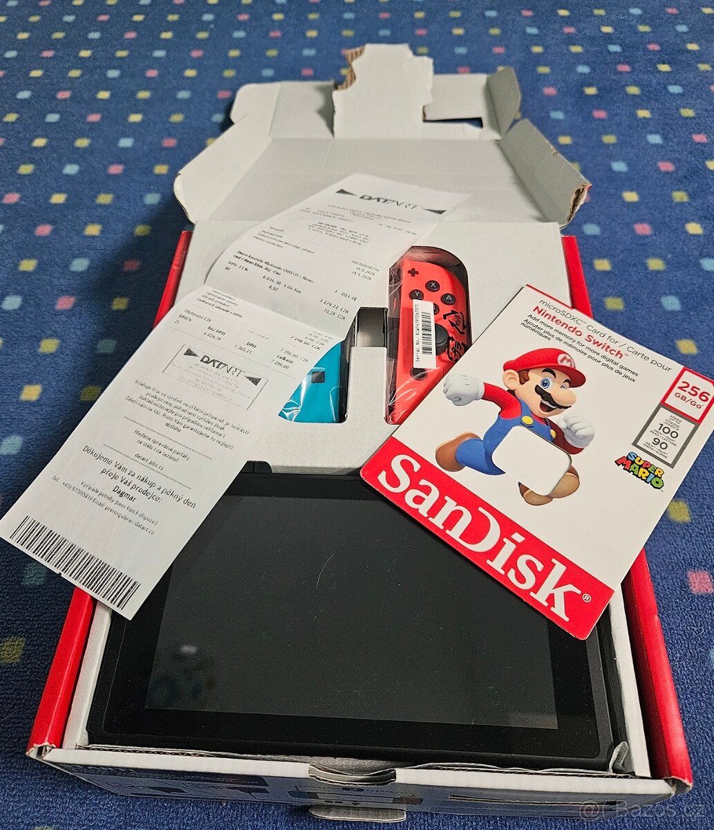 Nintendo Switch - 1 + karta 256 + záruka - 2