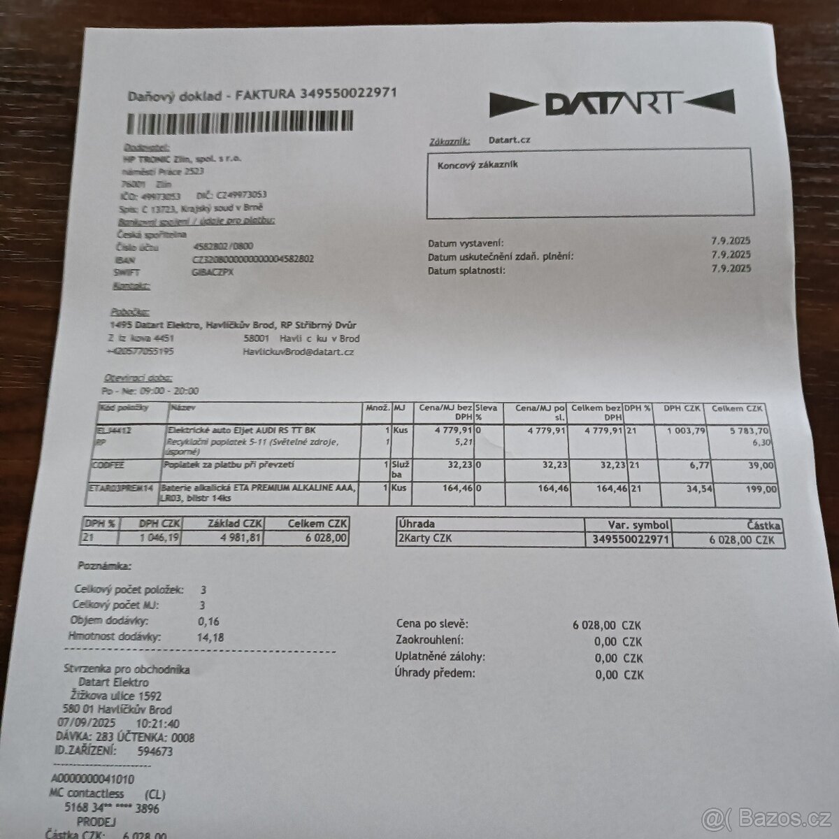 Dětské elektrické auto - 2