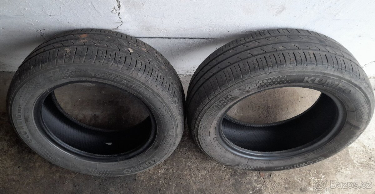 2 x pneu Kumho Ecowing 195/60/15 DOT1123 - 2