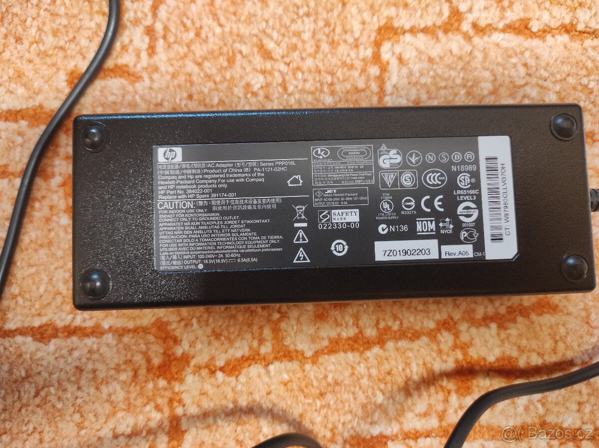 HP dokovací stanice + 120W adaptér - platí do smazání - 2