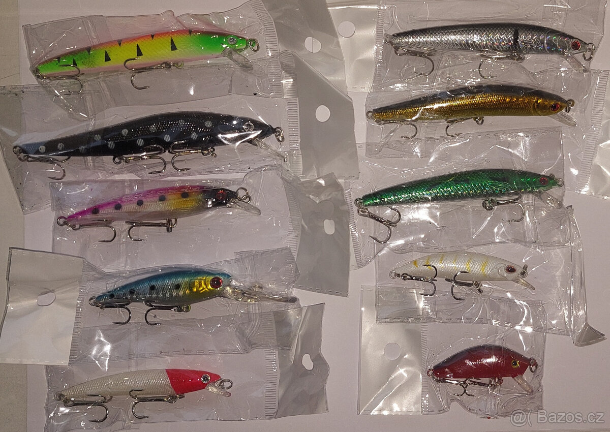 Rybarske potreby - sada mix voblerov - 2