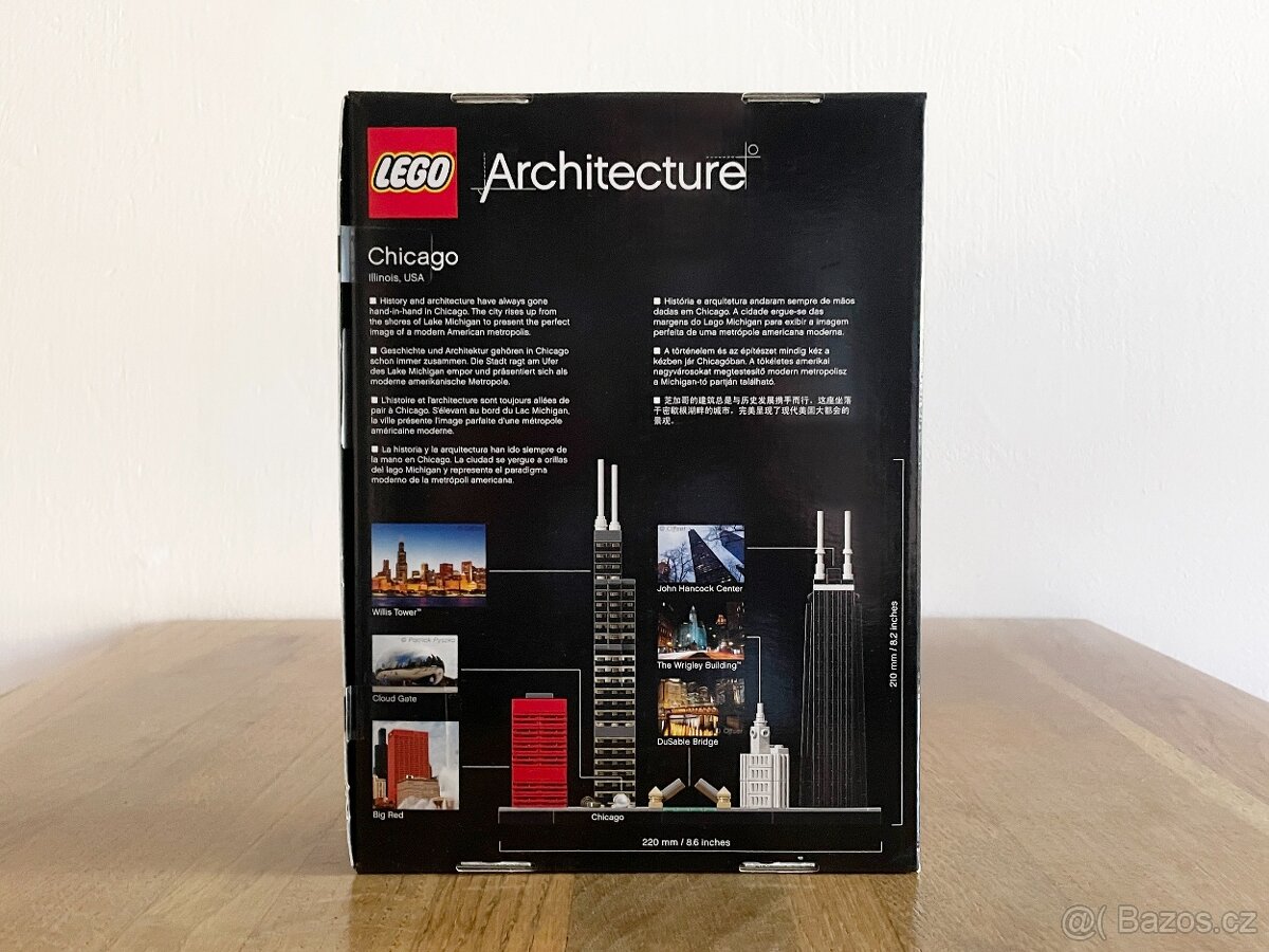 nové Lego Architecture 21033 Chicago - 2