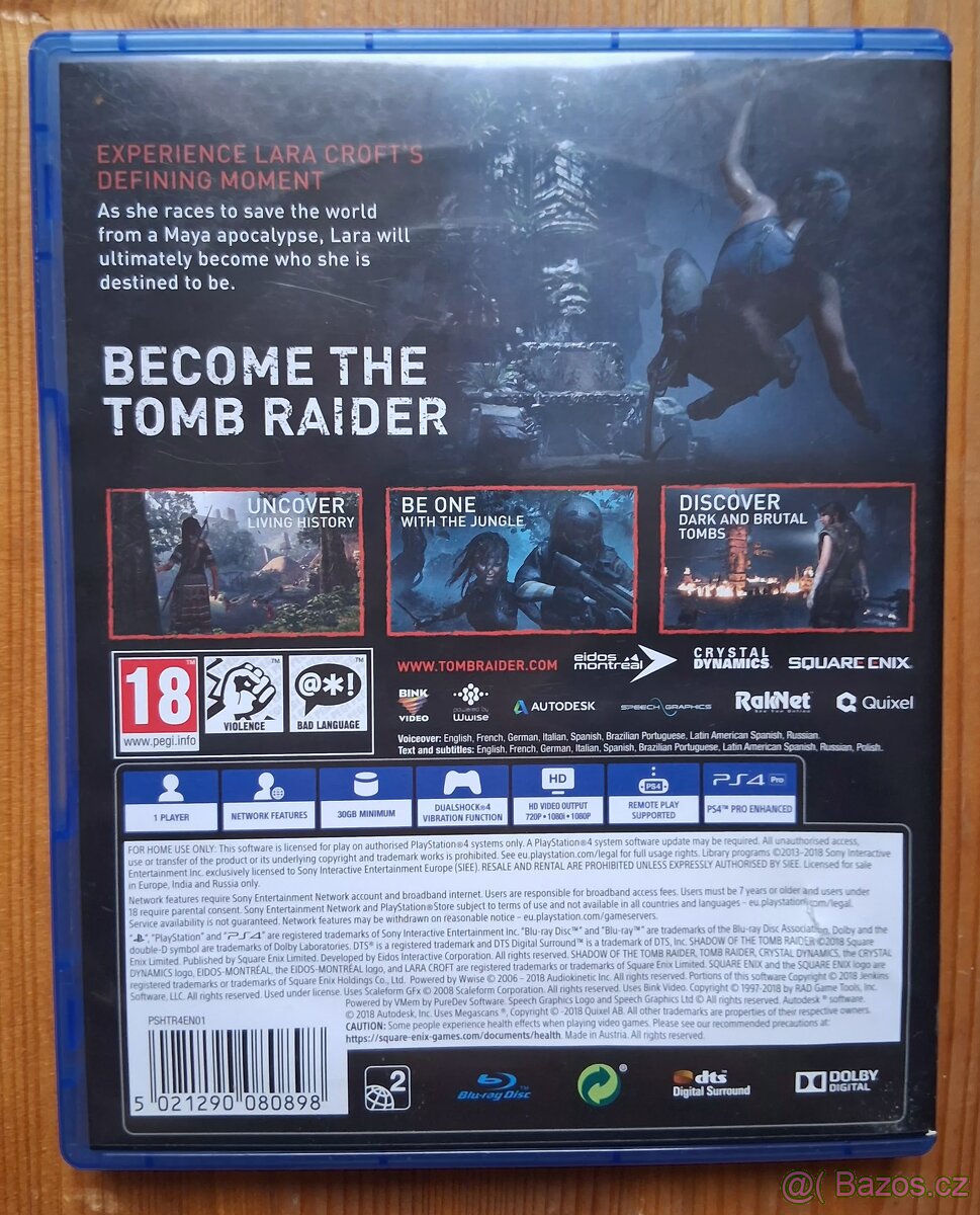 PS4 - TOMB RAIDER - 2