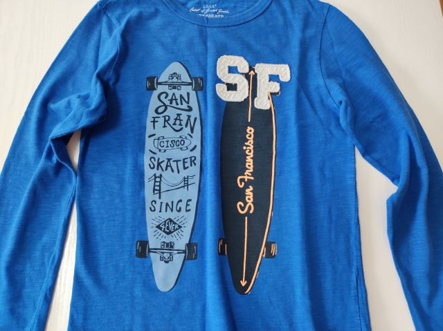 TRIČKO H&M SE SURFEM vel.146/152 - 2