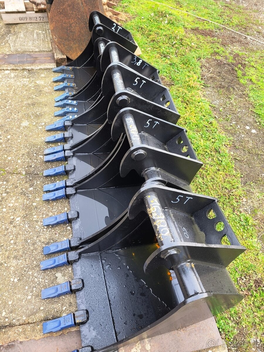 podkopové lopaty k minibagrům - 2