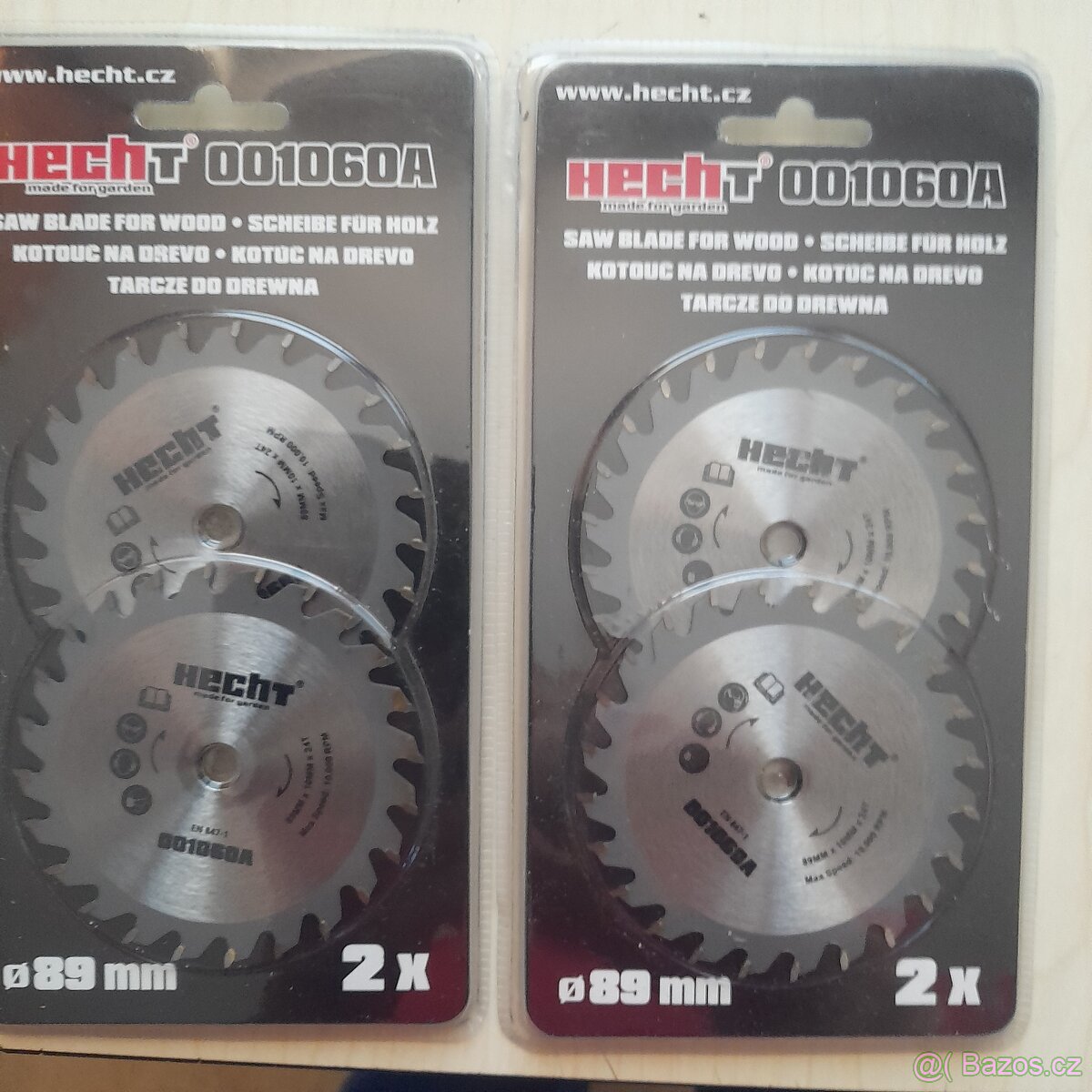 Prodám 3 sady řezných kotoučů pro porné pili Hecht a 1sadu - 2