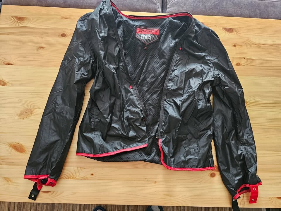 Bunda Ozone a kalhoty Macna na motorku - 2