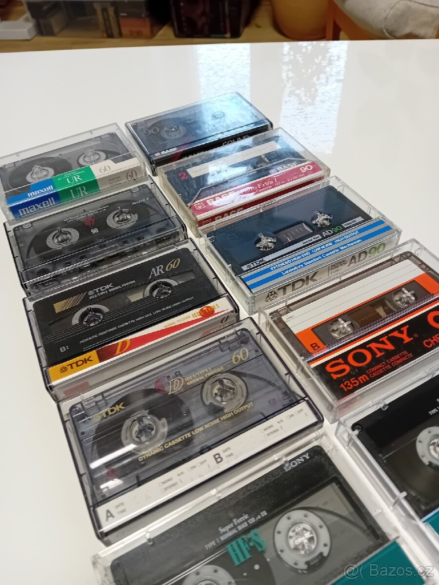 Mc kazety Sony, TDK, Maxell - 2