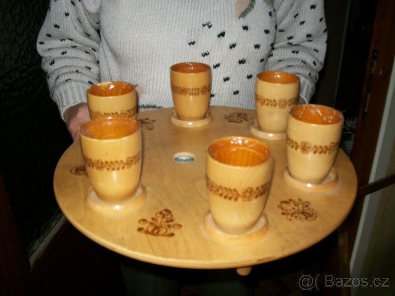 Dřevěný hrací tác - 2