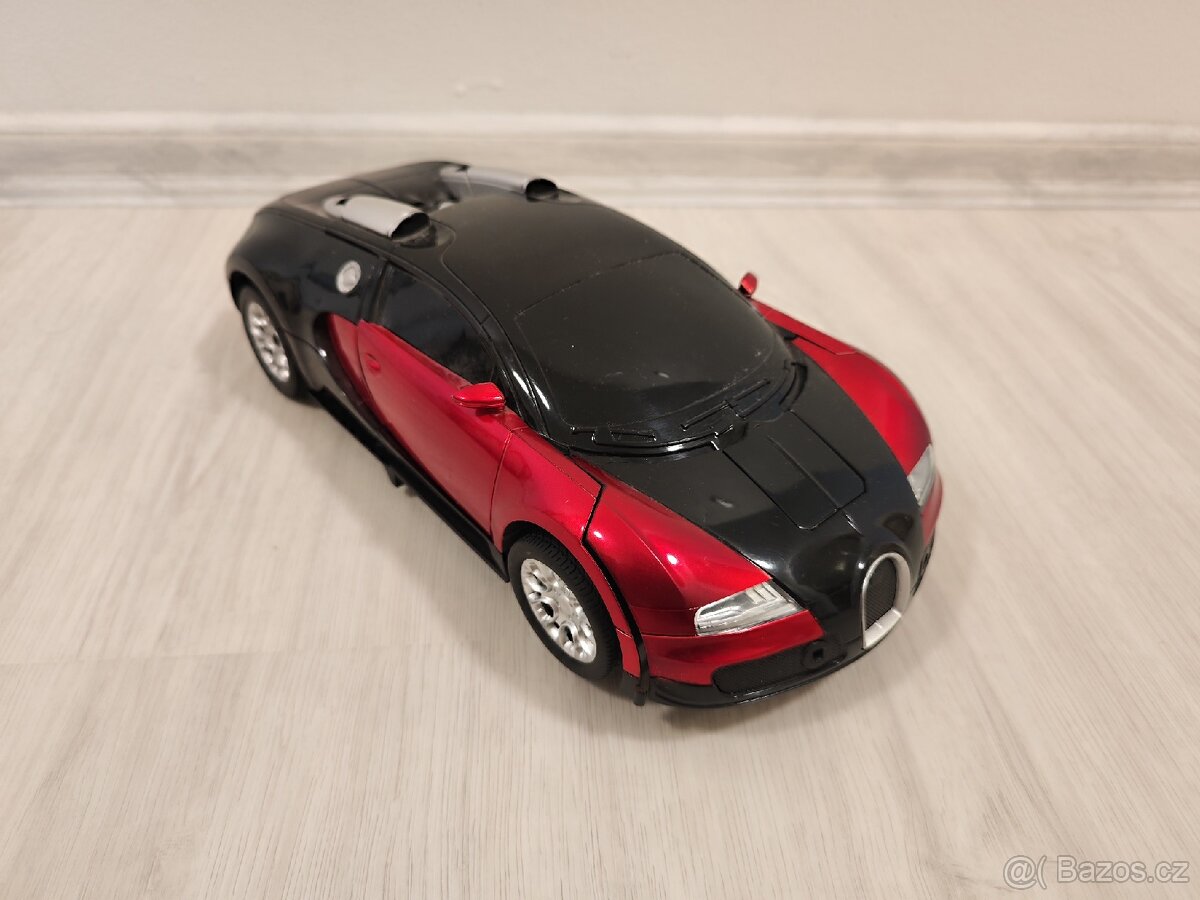 Transformer Bugatti Veyron RTR červená - 2