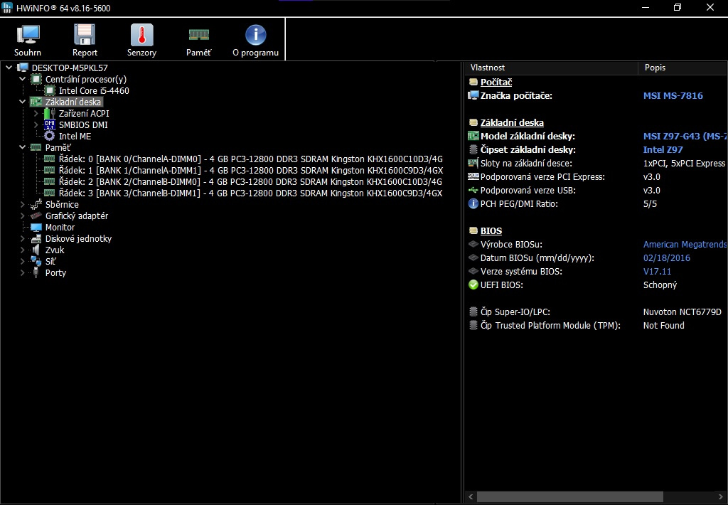 P: Procesor Intel i5-4460 - 2