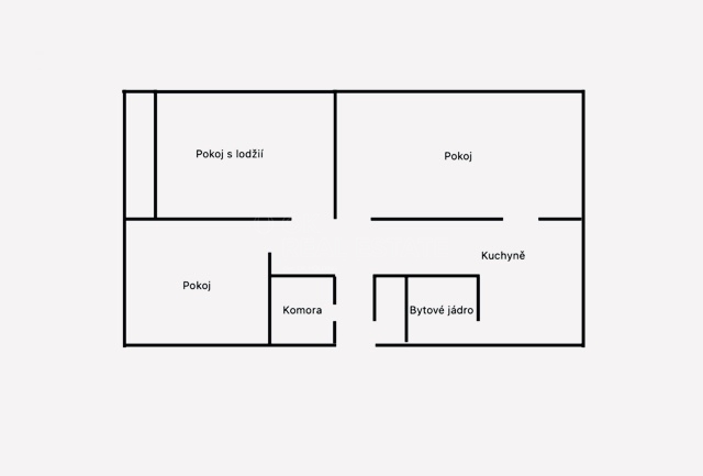 Byt 3+1, Jirkovská, Chomutov - 2